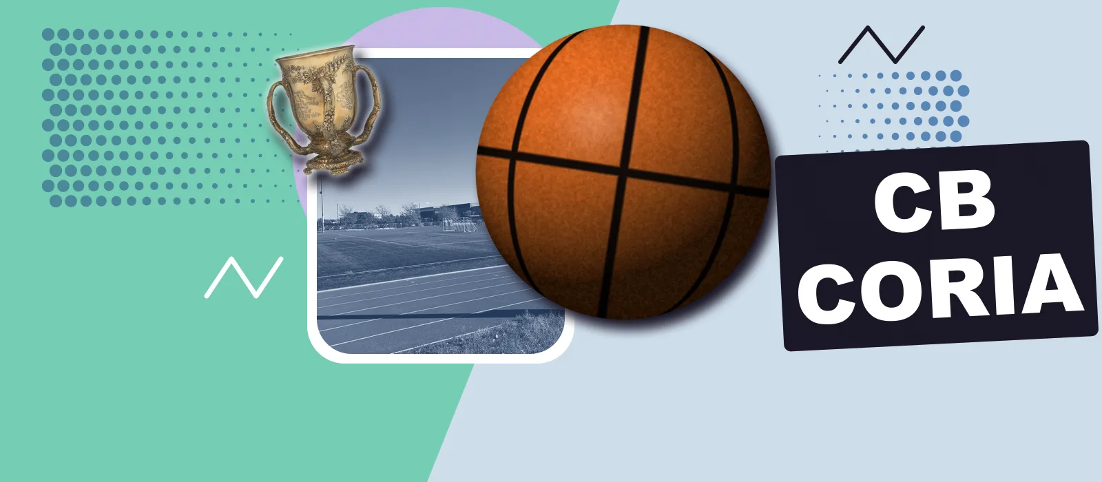 Cartel de «Baloncesto: CB Coria - CD Baloncesto San Juan de Aznalfarache»